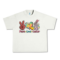 Pistachio peace love easter Urban Heavy Tee - AdoDesignShop