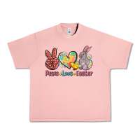 Salmon peace love easter Urban Heavy Tee - AdoDesignShop
