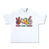 Peace Love Easter Urban Heavy Tee | Teevron