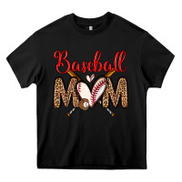 Black baseball mom Heavy Core Tee - Zillion Design Studio