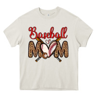 Cream baseball mom Heavy Core Tee - Zillion Design Studio