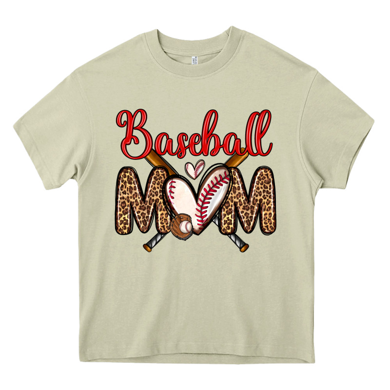 Baseball Mom Heavy Core Tee by Zillion Design Studio | Teevron