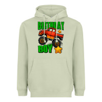 Matcha birthday boy monster truck Heavyweight Hoodie - Jasminsmagicworld
