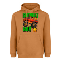 Meerkat birthday boy monster truck Heavyweight Hoodie - Jasminsmagicworld