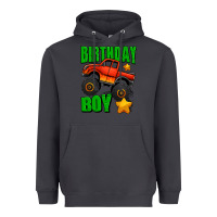 Smoke birthday boy monster truck Heavyweight Hoodie - Jasminsmagicworld