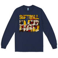 Navy softball dad Long Sleeve Tee - Jasminsmagicworld