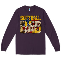 Plum softball dad Long Sleeve Tee - Jasminsmagicworld