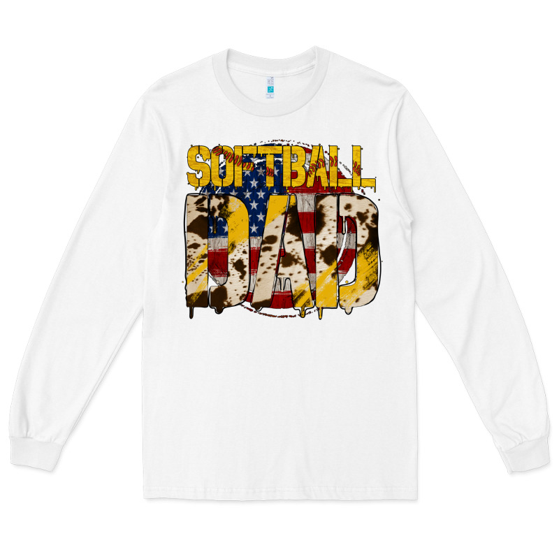 Softball Dad Long Sleeve Tee by Jasminsmagicworld | Teevron
