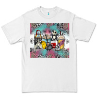 White cartoon characters coffee cups Premium Tee - Zillion Design Studio