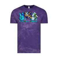 Cloud Purple peace love winter ado Vintage Tee - AdoDesignShop