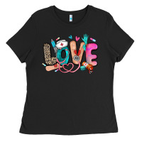 Black love nurse Ladies Tee - Zillion Design Studio