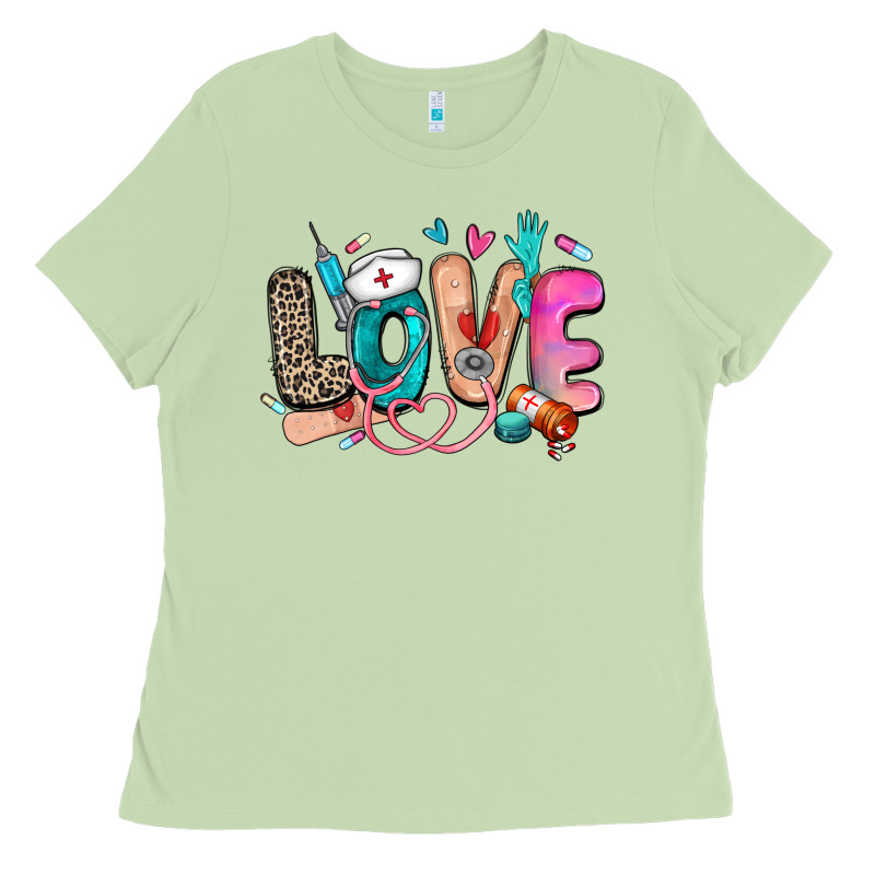 Love Nurse Ladies Tee by Zillion Design Studio | Teevron