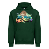 Forest Green Little mister hops a lot Easter day Urban Hoodie - HowdyJamesFarm