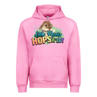 Fuchsia Pink Little mister hops a lot Easter day Urban Hoodie - HowdyJamesFarm