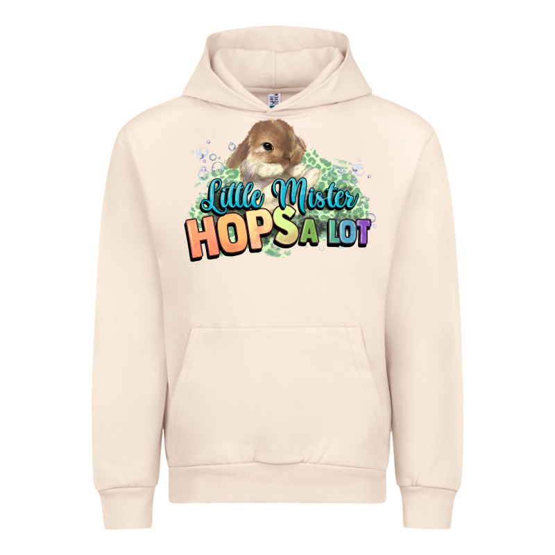 Little Mister Hops A Lot Easter Day Urban Hoodie by HowdyJamesFarm | Teevron