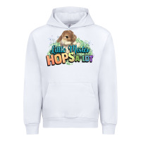 White Little mister hops a lot Easter day Urban Hoodie - HowdyJamesFarm