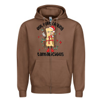 Chestnut out here looking tamalicious christmas tamale Zipper Hoodie - MaliasSmallBusiness