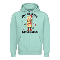 Seafoam out here looking tamalicious christmas tamale Zipper Hoodie - MaliasSmallBusiness