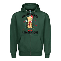 Sports Green out here looking tamalicious christmas tamale Zipper Hoodie - MaliasSmallBusiness