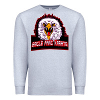 Heather Grey Eagle Fang Karate Premium Sweatshirt - Bettercallsaul