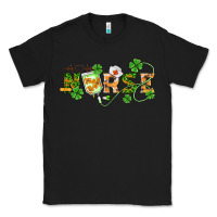 Black st patricks day nurse Classic Tee - BarkalooDesign