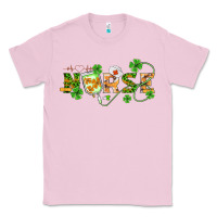 Bubblegum Pink st patricks day nurse Classic Tee - BarkalooDesign