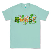 Seafoam st patricks day nurse Classic Tee - BarkalooDesign