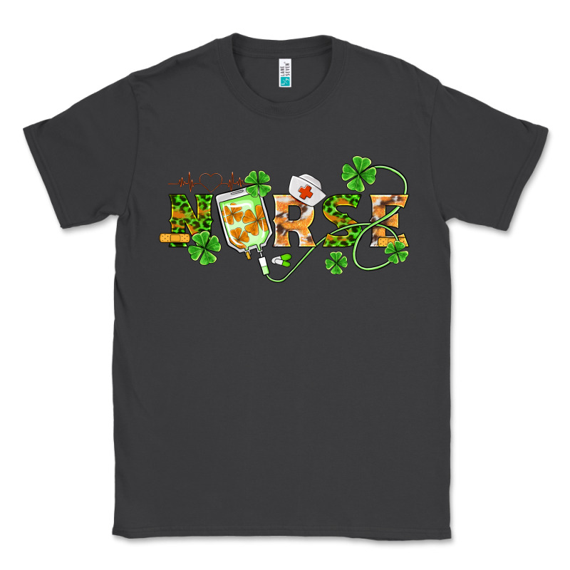 St Patricks Day Nurse Classic Tee by BarkalooDesign | Teevron