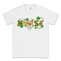 White st patricks day nurse Classic Tee - BarkalooDesign