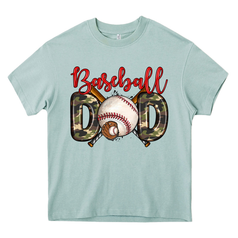 Baseball Dad Heavy Core Tee by Zillion Design Studio | Teevron