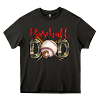 Asphalt baseball dad Heavy Core Tee - Zillion Design Studio