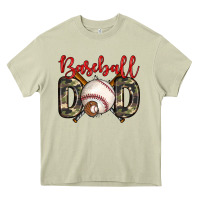 Mossy baseball dad Heavy Core Tee - Zillion Design Studio