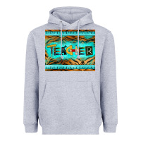 Heather Grey teacher mousepad Heavyweight Hoodie - BarkalooDesign