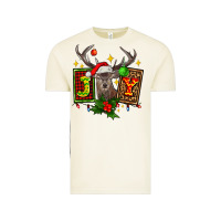 Vintage Arctic joy with reindeer ado Vintage Tee - AdoDesignShop