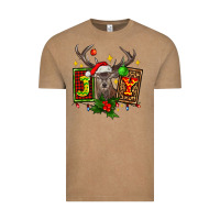 Vintage Coffee joy with reindeer ado Vintage Tee - AdoDesignShop