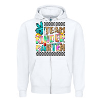 White team kindergarten Zipper Hoodie - NancyCooperArtShop