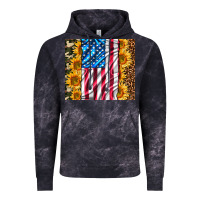 Cloud Black american realistic flag Vintage Hoodie - AdoDesignShop