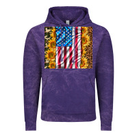 Cloud Purple american realistic flag Vintage Hoodie - AdoDesignShop