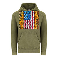 Vintage Olive american realistic flag Vintage Hoodie - AdoDesignShop
