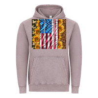 Vintage Zinc american realistic flag Vintage Hoodie - AdoDesignShop