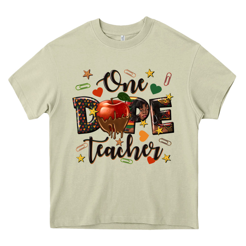 One Dope Teacher Heavy Core Tee by texasbilliewilder | Teevron