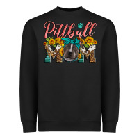 Black pittbull mom Heavyweight Sweatshirt - Artiststas