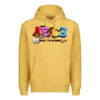 Antique Gold abcd back to school Premium Hoodie - NancyCooperArtShop