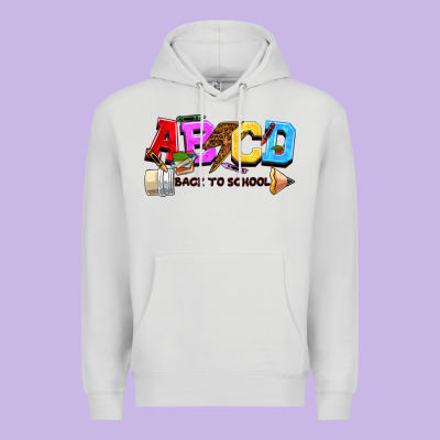 Abcd Back To School Premium Hoodie Designed By Nancycooperartshop