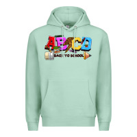 Seafoam abcd back to school Premium Hoodie - NancyCooperArtShop