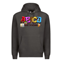Smoke abcd back to school Premium Hoodie - NancyCooperArtShop