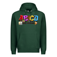 Sports Green abcd back to school Premium Hoodie - NancyCooperArtShop