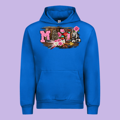 Mother's Day Mama Urban Hoodie Designed By Cowgirlartshop