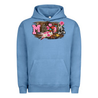 Pigment Pebble Blue Mother's Day mama Urban Hoodie - CowGirlArtShop