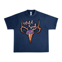 Navy wild soul Urban Heavy Tee - JahusDesignShop